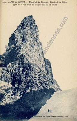 Carte postale ancienne Massif de la Vanoise — Pralognan-la-Vanoise (Savoie)
