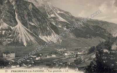 Carte postale ancienne Vue générale — Pralognan-la-Vanoise (Savoie)