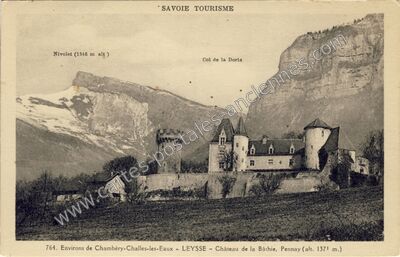 Carte postale ancienne Leysse — Saint-Alban-Leysse (Savoie)