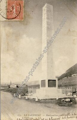 Carte postale ancienne Montgenievre — Saint-André (Savoie)