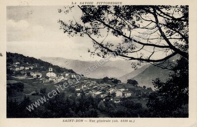 Carte postale ancienne St Bon — Saint Bon Tarentaise (Savoie)
