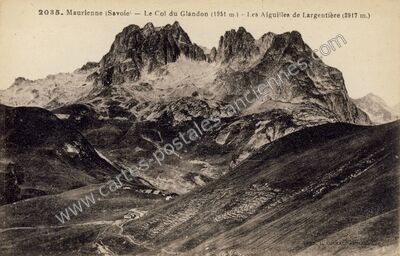 Carte postale ancienne Col du Glandon — Saint-Colomban-des-Villards (Savoie)