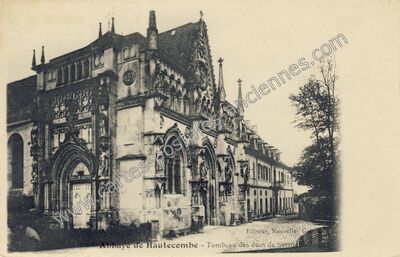 Carte postale ancienne Abbaye d'Hautecombe — Saint-Pierre-de-Curtille (Savoie)