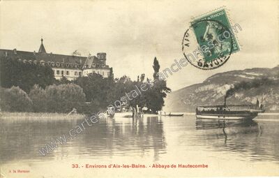 Carte postale ancienne Hautecombe — Saint-Pierre-de-Curtille (Savoie)