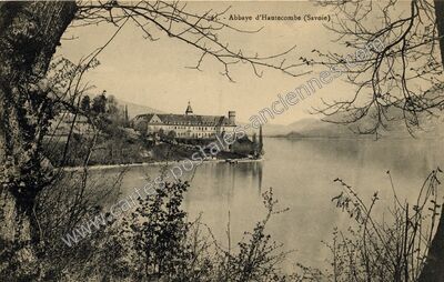 Carte postale ancienne Hautecombe — Saint-Pierre-de-Curtille (Savoie)