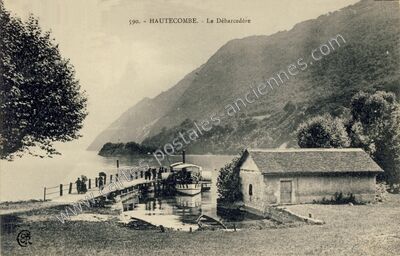 Carte postale ancienne Hautecombe — Saint-Pierre-de-Curtille (Savoie)