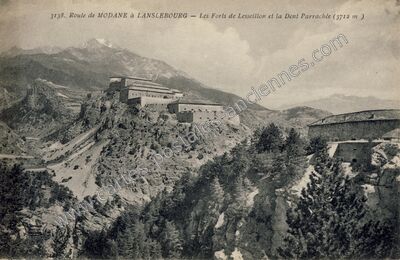Carte postale ancienne L'Esseillon — Aussois (Savoie)
