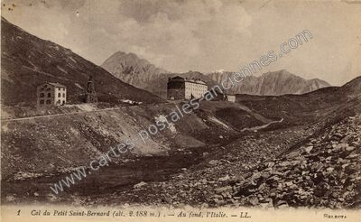 Carte postale ancienne Petit St Bernard — Séez (Savoie)