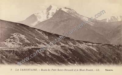 Carte postale ancienne Petit St Bernard — Séez (Savoie)