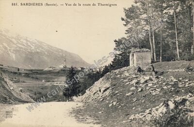 Carte postale ancienne Sardieres — Sollières-Sardières (Savoie)