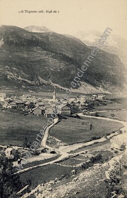 Carte postale ancienne Tignes — Tignes (Savoie)