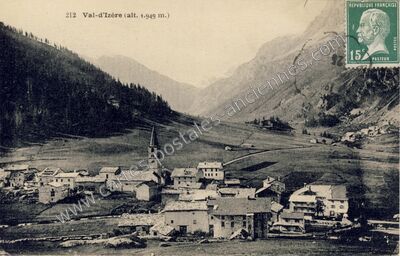 Carte postale ancienne Val-d'Izère — Val-d'Isère (Savoie)