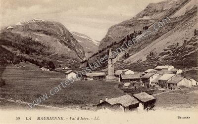 Carte postale ancienne La Maurienne — Val-d'Isère (Savoie)