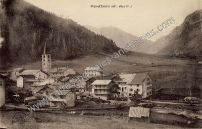Carte postale ancienne Val d'Isere — Val-d'Isère (Savoie)