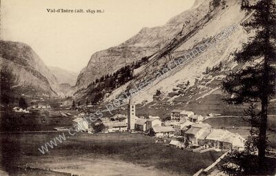 Carte postale ancienne Val d'Isere — Val-d'Isère (Savoie)