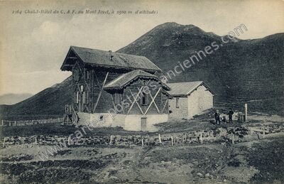 Carte postale ancienne Mont Jovet — Valloire (Savoie)
