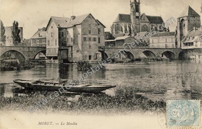 Carte postale ancienne Moret — Moret-sur-Loing (Seine-et-Marne)