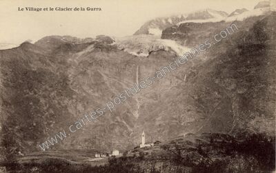 Carte postale ancienne La Gurra — Villaroger (Savoie)