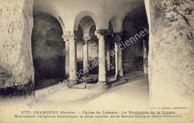 Carte postale ancienne Lemec — Chambéry (Savoie)
