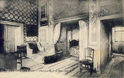 Carte postale ancienne Les charmettes — Chambéry (Savoie)