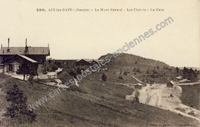 Carte postale ancienne Mont Revard — Les Déserts (Savoie)