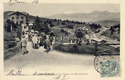 Carte postale ancienne Mont Revard — Les Déserts (Savoie)