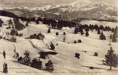 Carte postale ancienne Plateau du Revard — Les Déserts (Savoie)