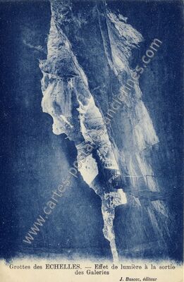 Carte postale ancienne Grottes des Echelles — Saint-Christophe (Savoie)