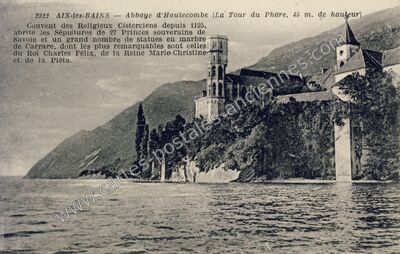 Carte postale ancienne Abbaye d'Hautecombe — Saint-Pierre-de-Curtille (Savoie)