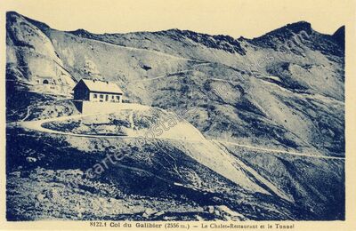 Carte postale ancienne Col du Galibier — Valloire (Savoie)