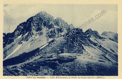 Carte postale ancienne Col du Galibier — Valloire (Savoie)