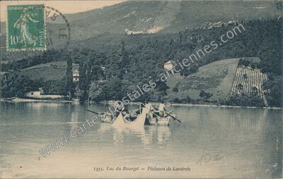 Carte postale ancienne Lac du Bourget — Le Bourget-du-Lac (Savoie)