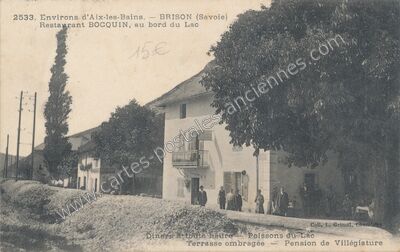 Carte postale ancienne Brison — Brison-Saint-Innocent (Savoie)