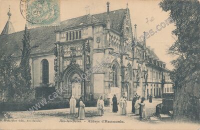 Carte postale ancienne Abbaye d'Hautecombe — Saint-Pierre-de-Curtille (Savoie)