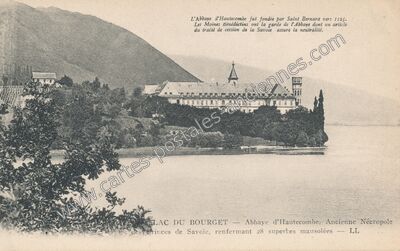 Carte postale ancienne Abbaye de Hautecombe — Saint-Pierre-de-Curtille (Savoie)