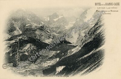 Carte postale ancienne Hôtel de la Grande-Casse — Pralognan-la-Vanoise (Savoie)