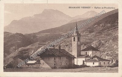 Carte postale ancienne Bramans Verney — Bramans (Savoie)