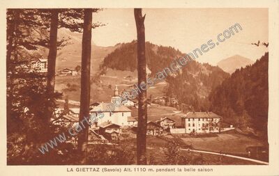 Carte postale ancienne La Giettaz — La Giettaz (Savoie)