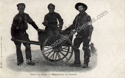 Carte postale ancienne les Ramoneurs — Non Localisée (Savoie)