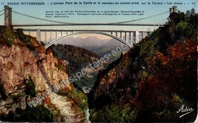 Carte postale ancienne Les Usses — Non Localisée (Savoie)