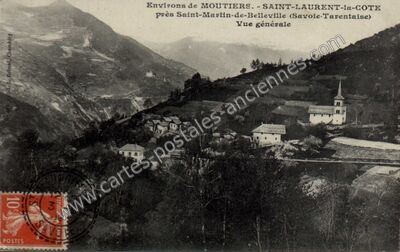 Carte postale ancienne St Laurent la Cote — Non Localisée (Savoie)