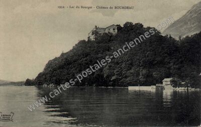 Carte postale ancienne Chateau de Bourdeau — Bourdeau (Savoie)