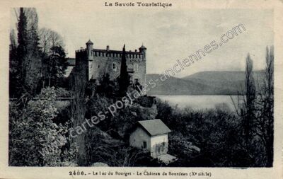 Carte postale ancienne Chateau de Bourdeau — Bourdeau (Savoie)