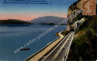 Carte postale ancienne Chateau de Chatillon — Chindrieux (Savoie)