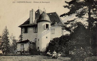 Carte postale ancienne Chateau de Beauregard — Laissaud (Savoie)
