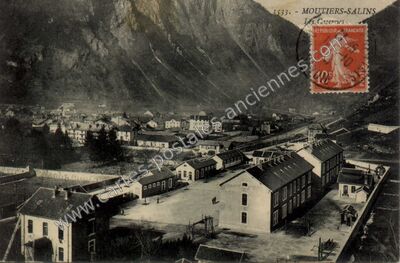 Carte postale ancienne Moutiers Salins — Moûtiers (Savoie)