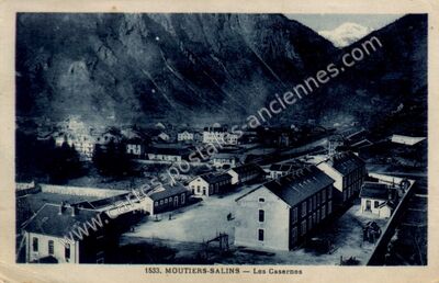 Carte postale ancienne Moutiers Salins — Moûtiers (Savoie)