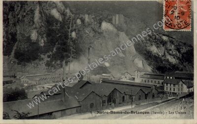 Carte postale ancienne N D'de Briancon — Notre-Dame-de-Briançon (Savoie)