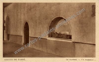Carte postale ancienne Abbaye de Tamie — Plancherine (Savoie)