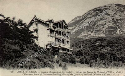 Carte postale ancienne Les Corbieres — Pugny-Chatenod (Savoie)
